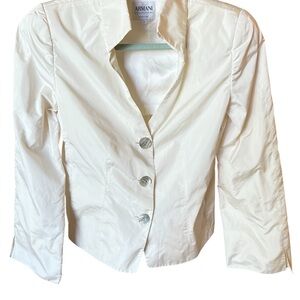 Giorgio Armani Women's Cream Blazer